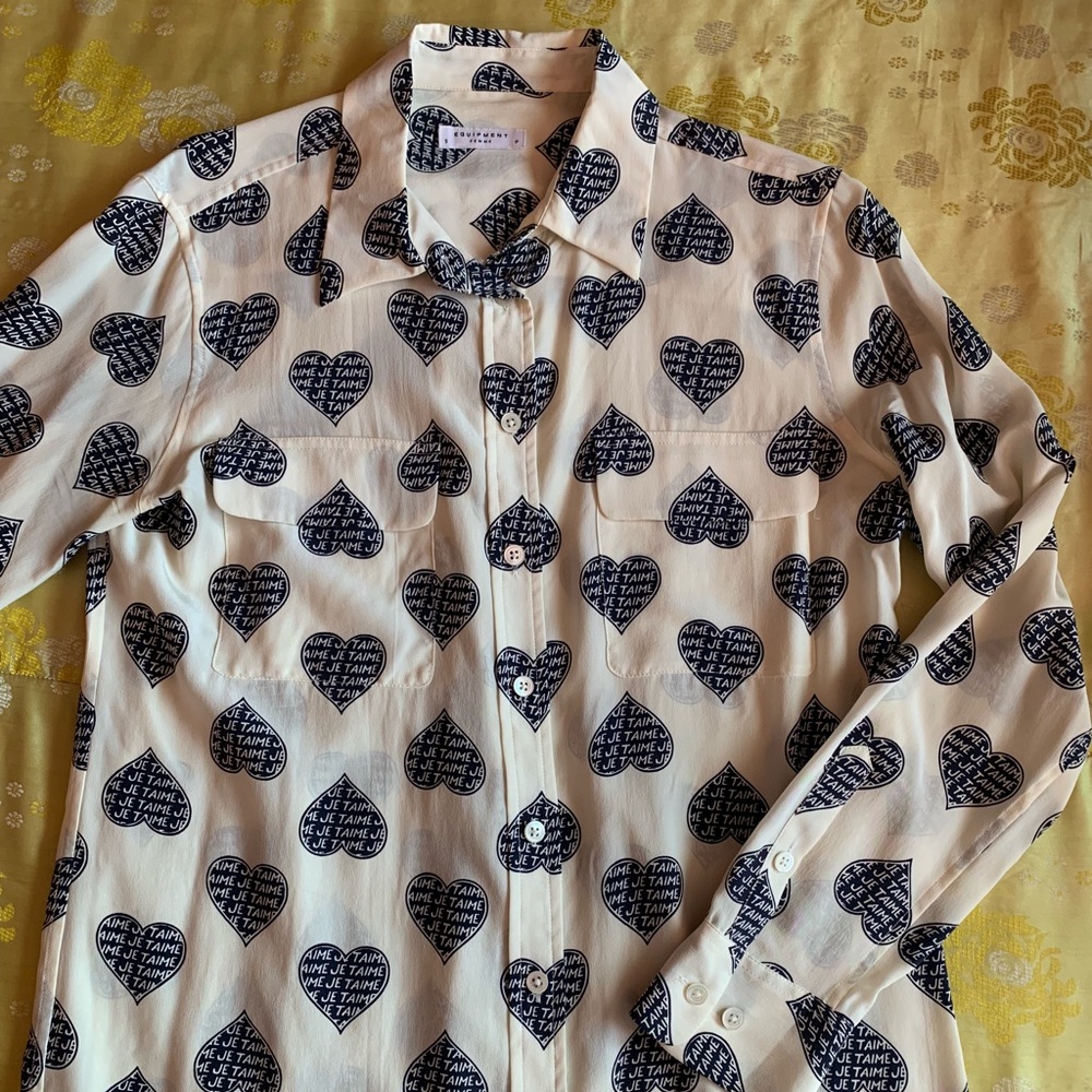 Equipment button up blouse